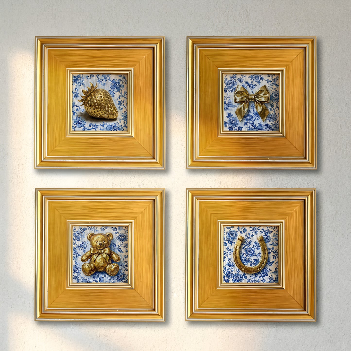 The Grandmillennial Collection - Set of 4 Wall Charms