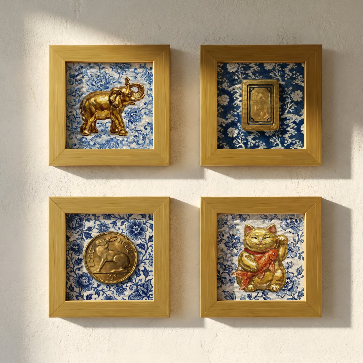 The Jetsetter Collection - Set of 4 Wall Charms
