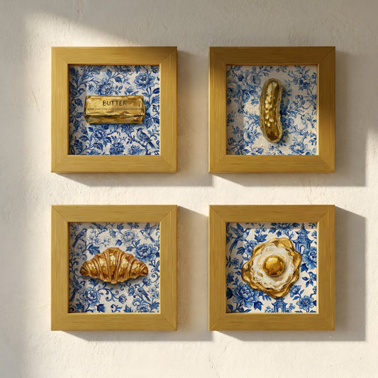 The Luncheon Collection - Set of 4 Wall Charms