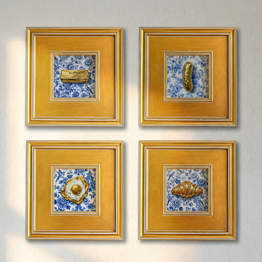 The Luncheon Collection - Set of 4 Wall Charms
